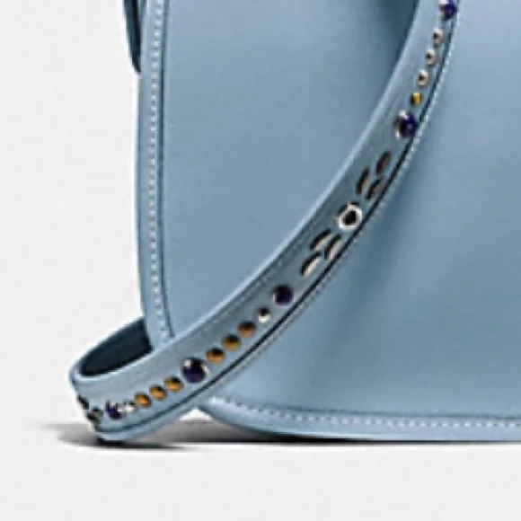 💎 COACH 💎 Patricia Saddle Bag with Studded Strap NWOT - Picture 2 of 15